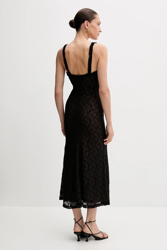 Bardot sukienka 59964DB czarny AW25