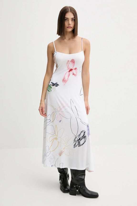 Desigual sukienka KALA zielony 25WWVK25