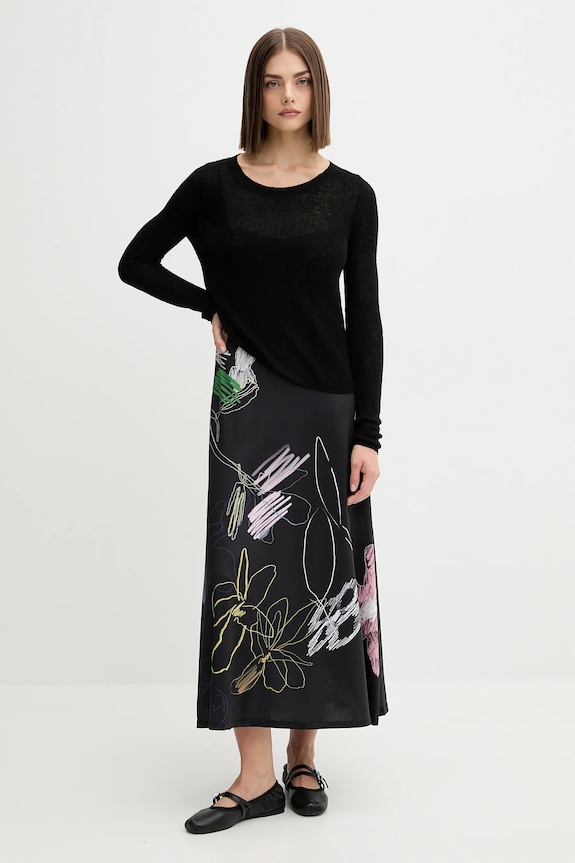 Desigual sukienka KALA wzorzyste czarny 25WWVK25