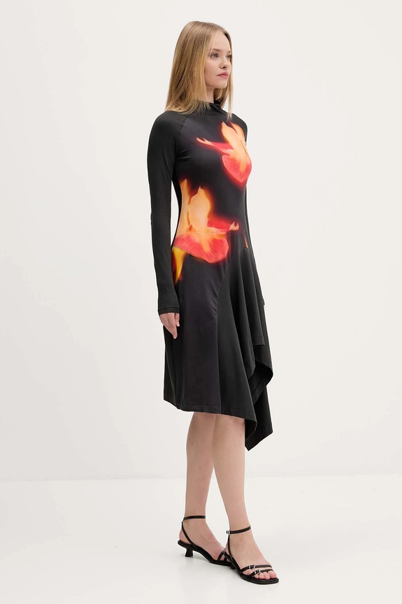 Šaty Desigual MILA 25WWVK40 čierna AW25