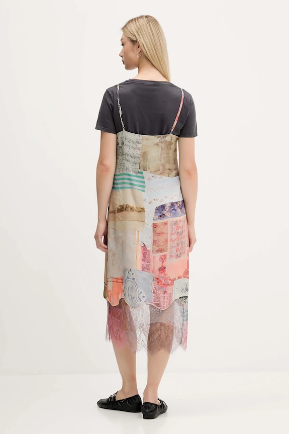 Odjeća Haljina Desigual COLLAGE 25WWVW17 siva
