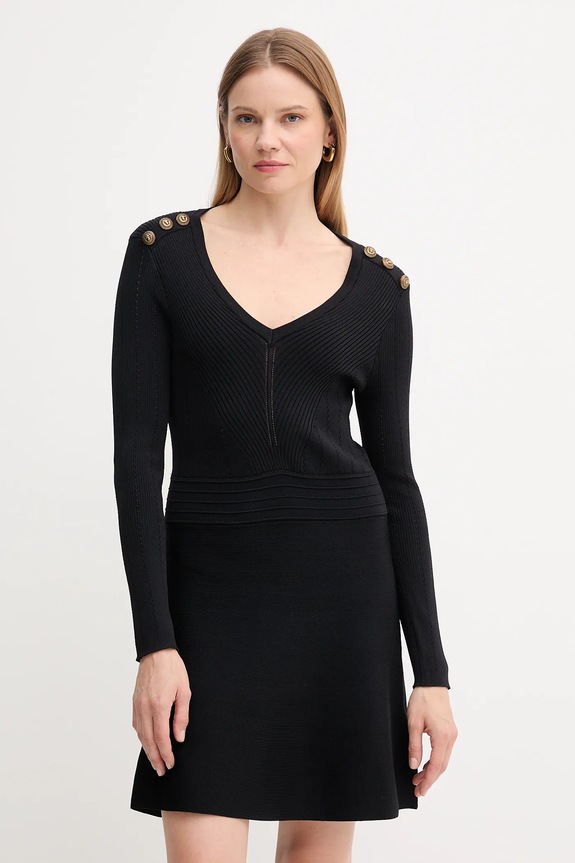 Φόρεμα Gaudi μακρύ μαύρο 521FD13008