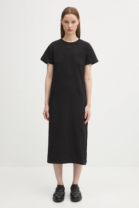 Fiorucci cotton dress Cash and Carry Print Maxi cotton black W02FPDTS108CJ01BK04