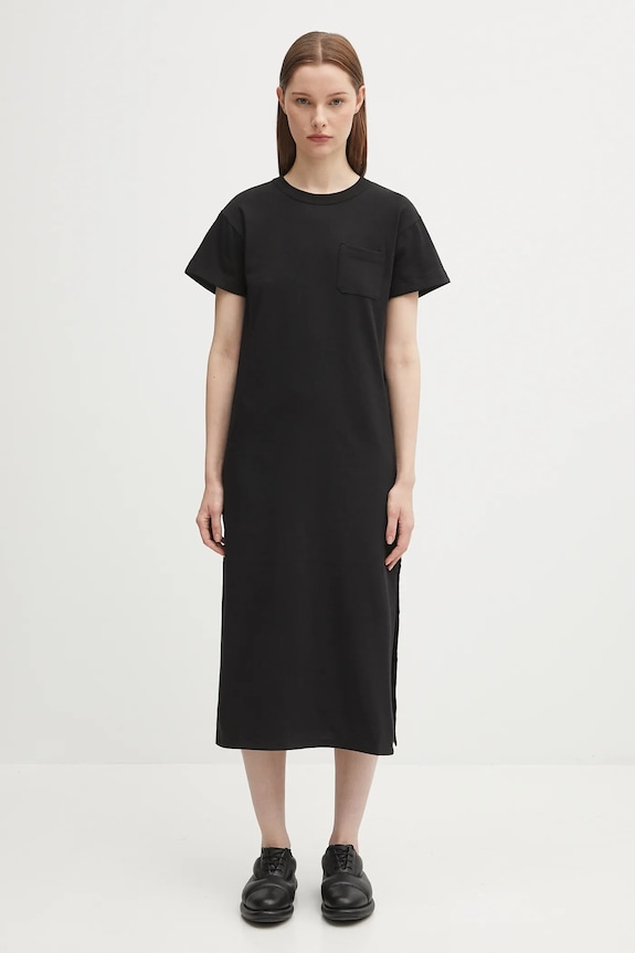 Fiorucci cotton dress Cash and Carry Print Maxi cotton black W02FPDTS108CJ01BK04