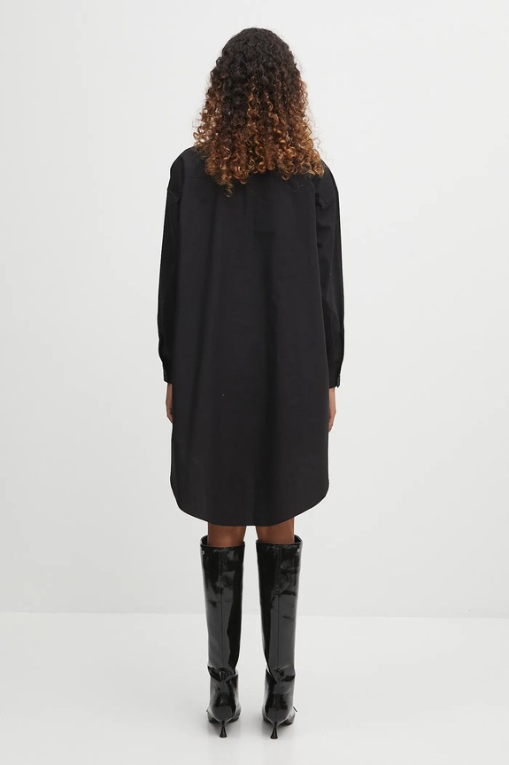 Одяг Бавовняна сукня MM6 Maison Margiela S52CT0793.M35480.900 чорний