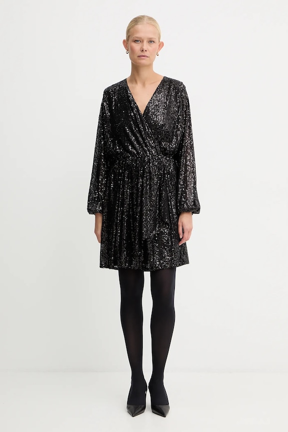 Šaty BOSS Orange C_Dilloi 50548326 čierna AW25