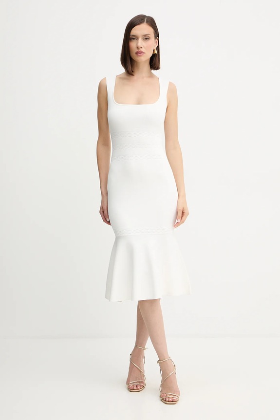 Haljina Herve Leger Camille Planet friendly bijela DSP8535748