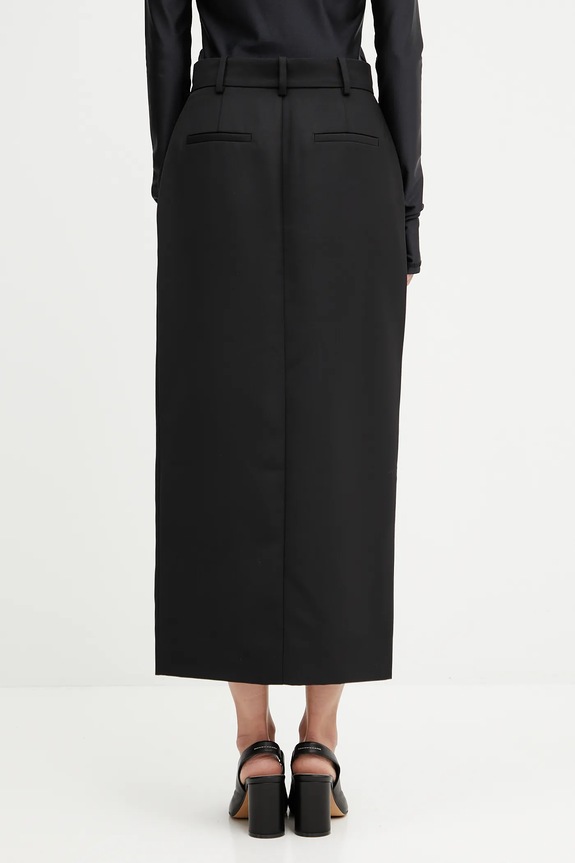 Clothing Anine Bing wool blend skirt meredith A.04.11047 black