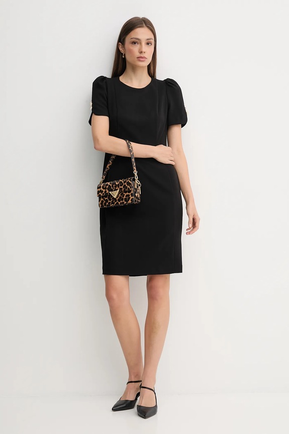 Dkny sukienka DD3I166A czarny AW25