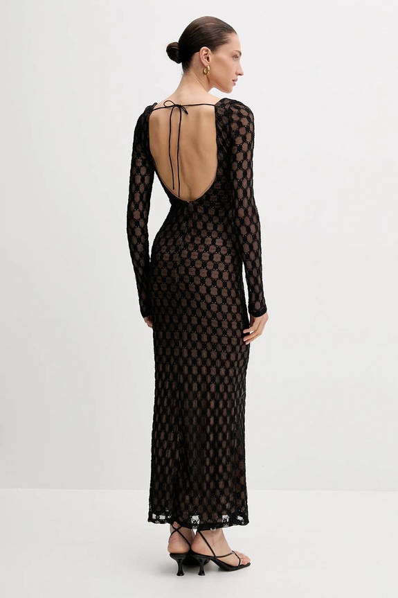 Bardot rochie 59966DB negru AW25