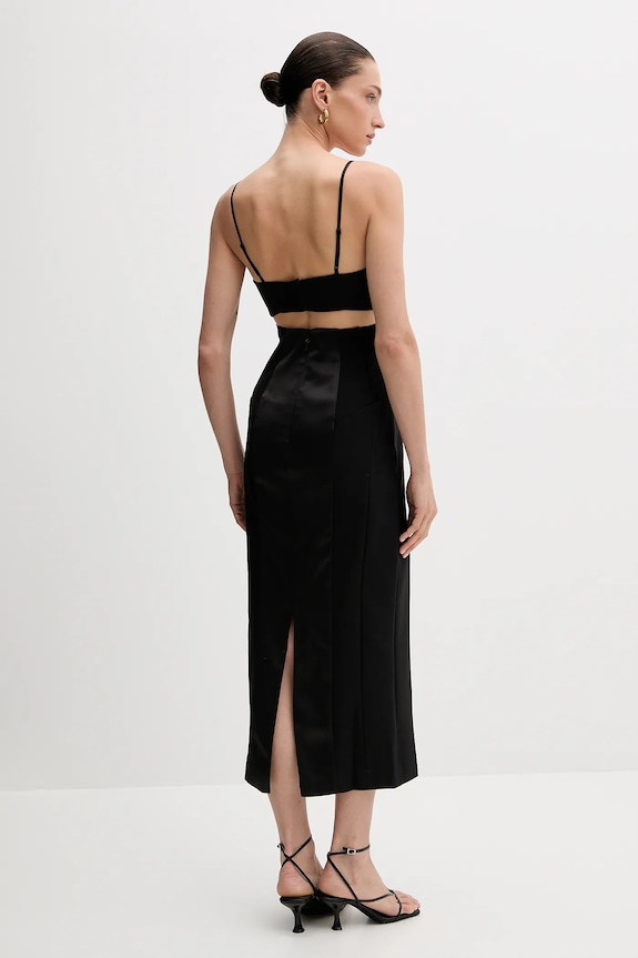 Bardot rochie 60025DB negru AW25