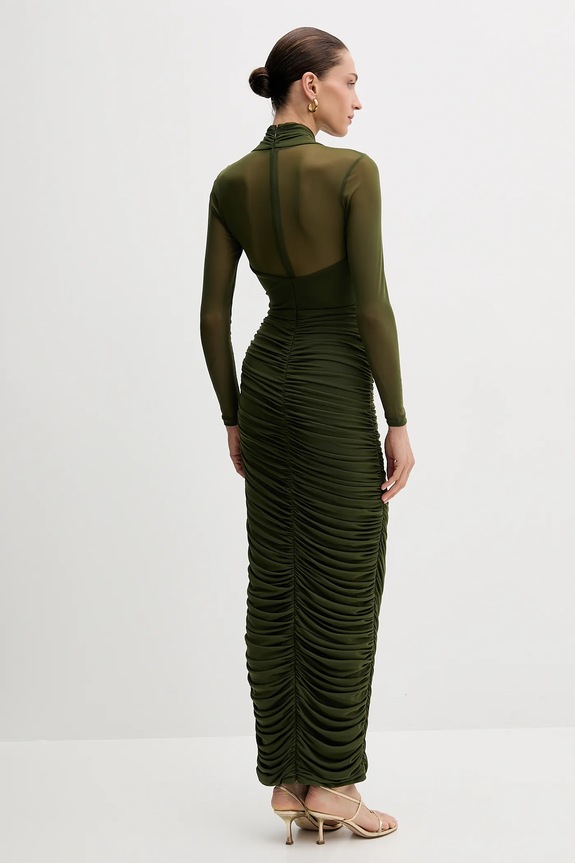 Haljina Bardot 60119DB zelena AW25