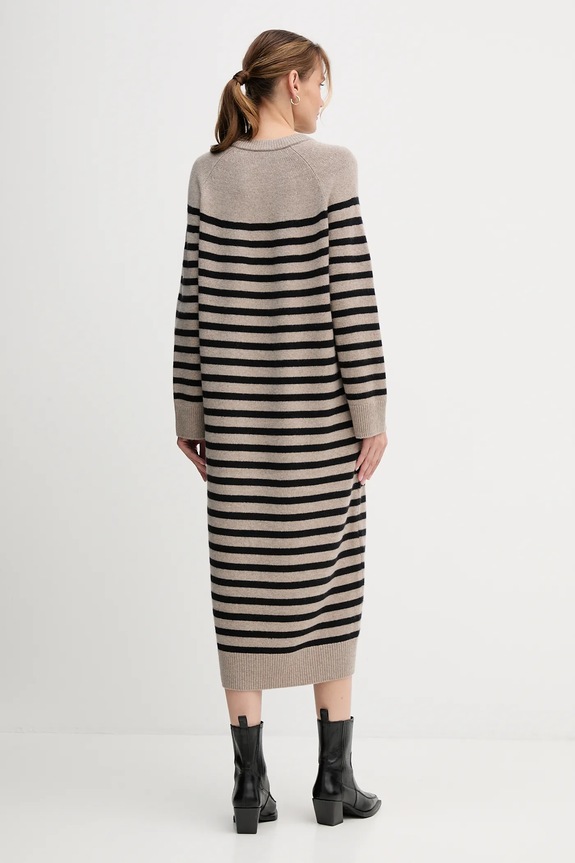 Oblečenie Vlnené šaty Tommy Hilfiger WW0WW46761 béžová
