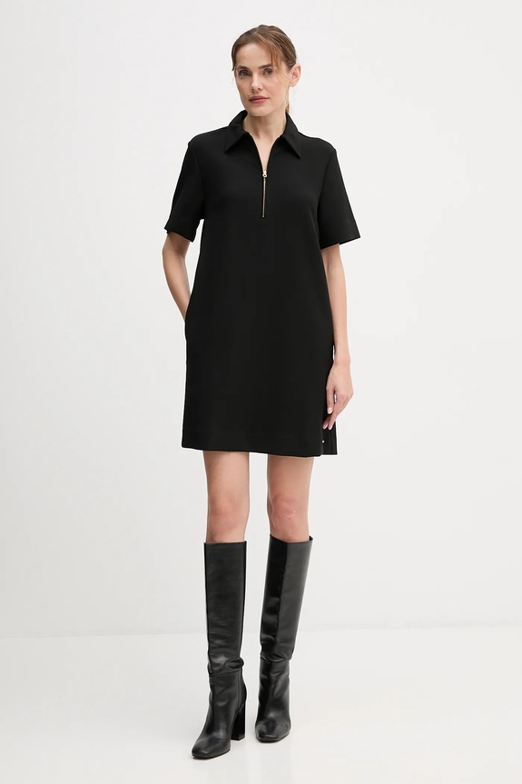 Šaty Tommy Hilfiger WW0WW47333 čierna AW25