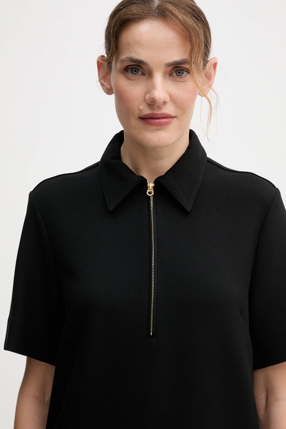 Šaty Tommy Hilfiger čierna WW0WW47333