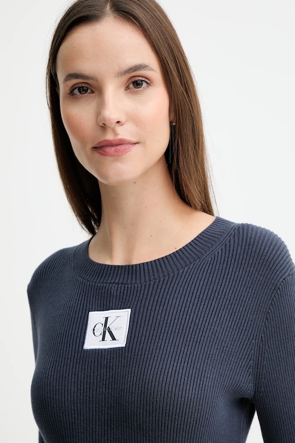 Haljina Calvin Klein Jeans mornarsko plava LV047D307G