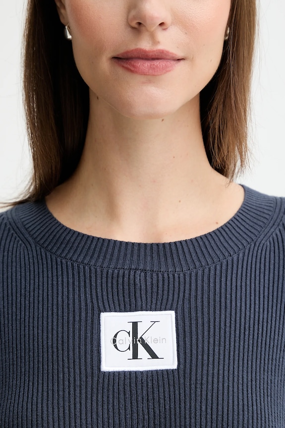 Haljina Calvin Klein Jeans LV047D307G mornarsko plava