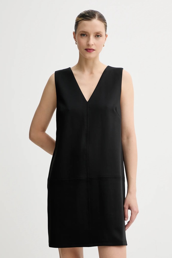 Calvin Klein sukienka z elastanem czarny LV044D025G