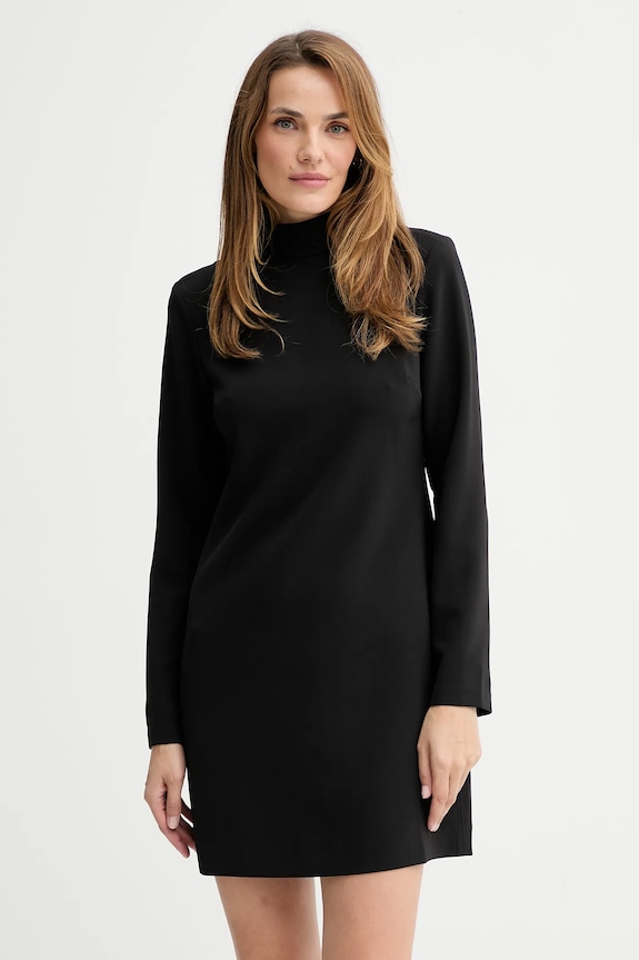Calvin Klein sukienka z elastanem czarny LV044D038G