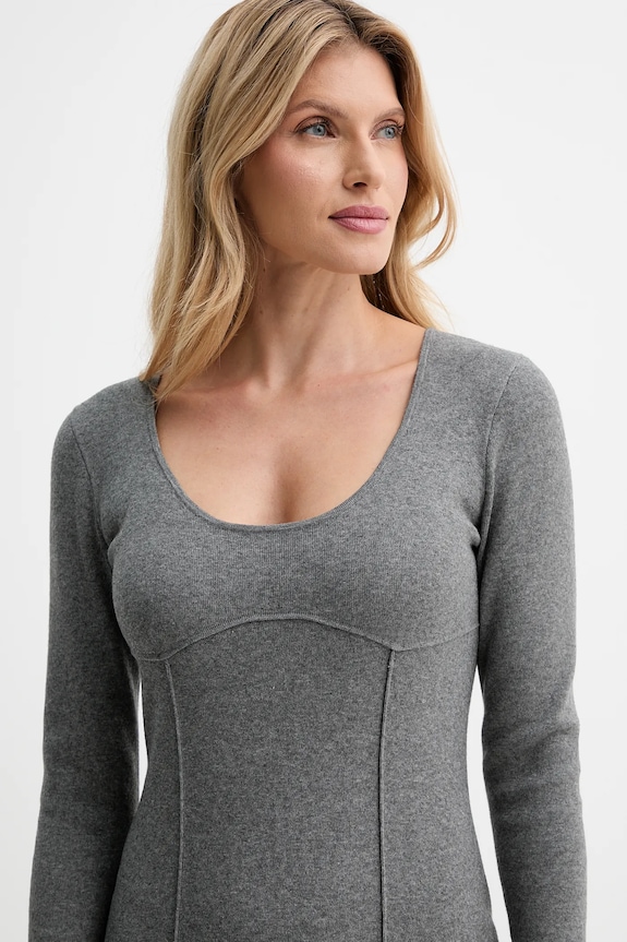 Šaty Calvin Klein sivá LV044D366G