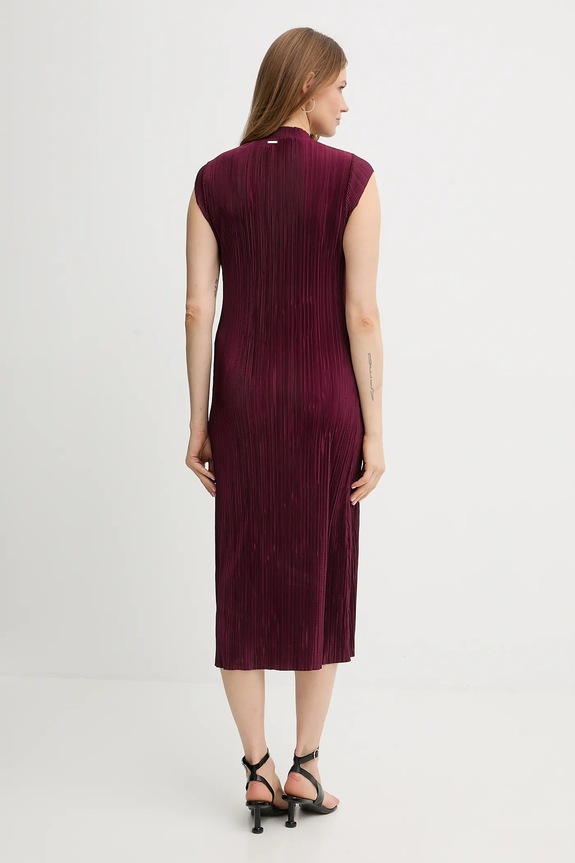 Îmbrăcăminte Calvin Klein rochie LV044E219G burgundia