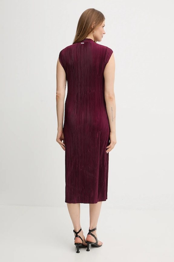 Îmbrăcăminte Calvin Klein rochie LV044E219G burgundia