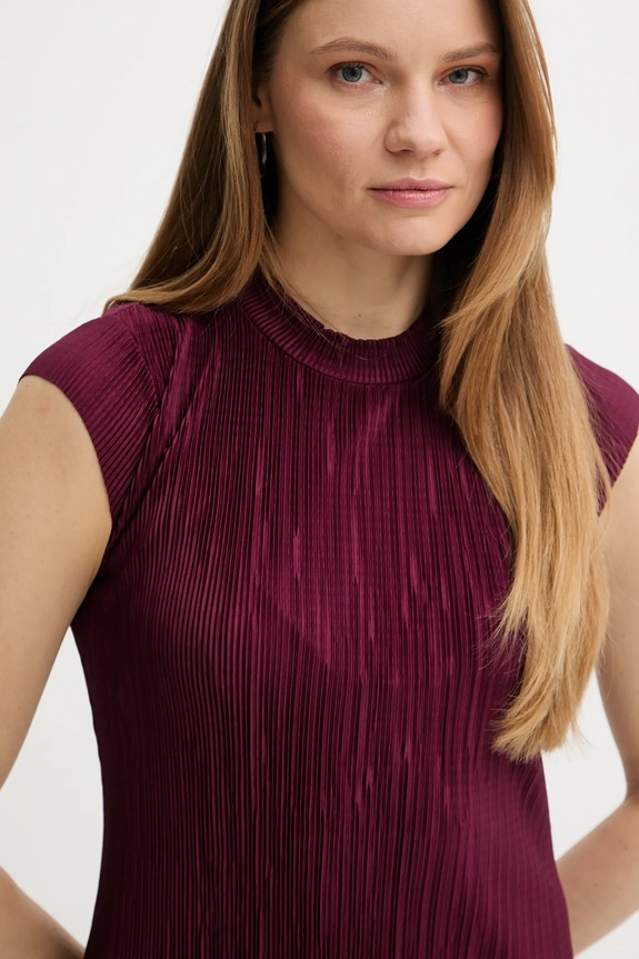 Calvin Klein rochie burgundia LV044E219G
