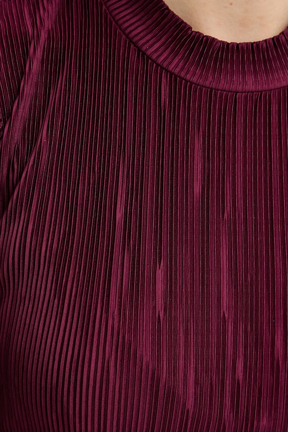 Calvin Klein rochie LV044E219G burgundia