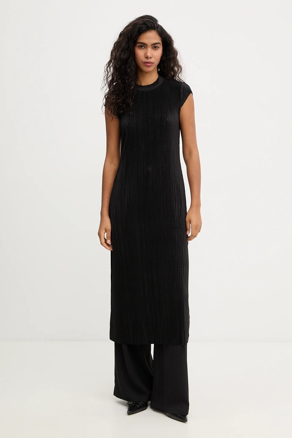 Calvin Klein sukienka LV044E219G czarny SS26