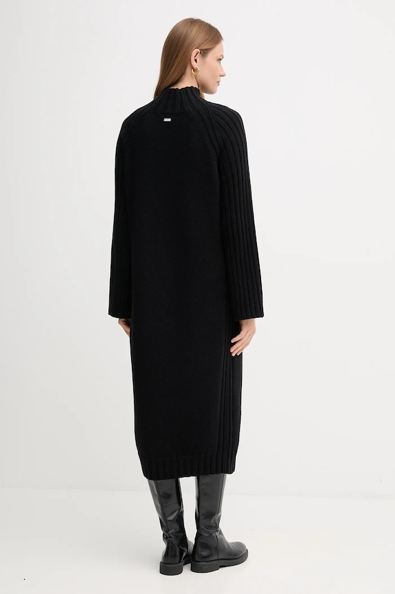Odzież Barbour sukienka z wełną VERA LDR0940 czarny