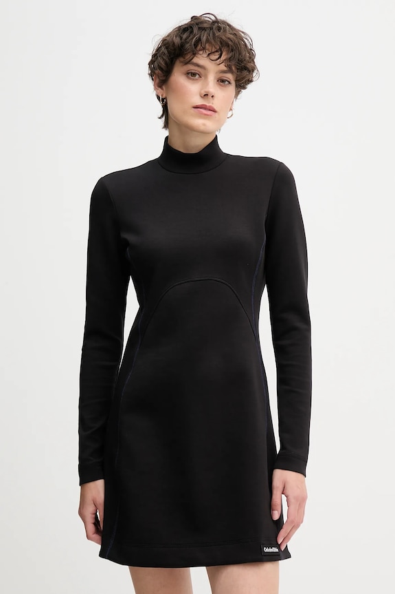 Calvin Klein Jeans rochie mini negru LV044D222G