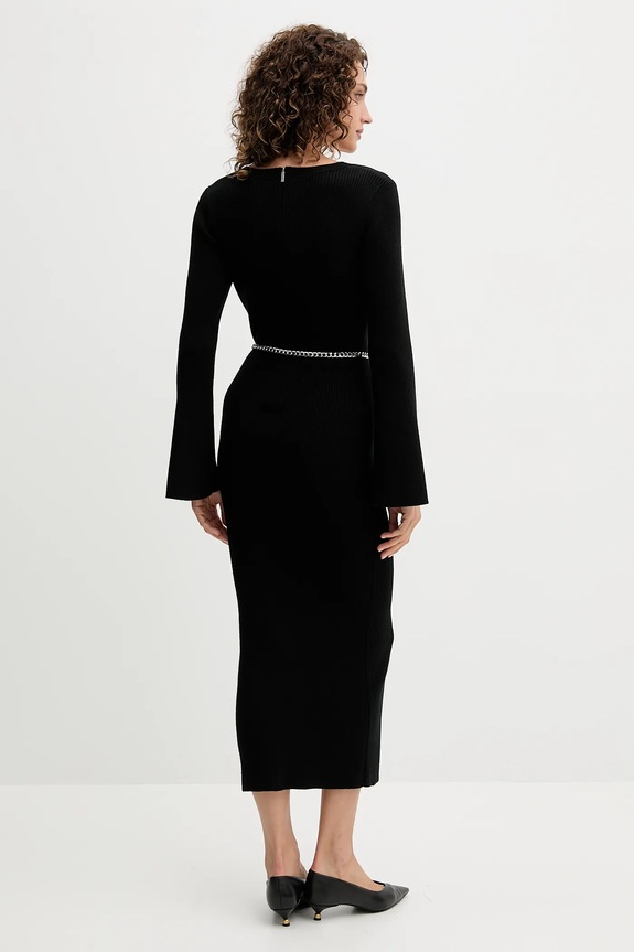 Îmbrăcăminte MICHAEL Michael Kors rochie cu lână MF5835G4VR negru