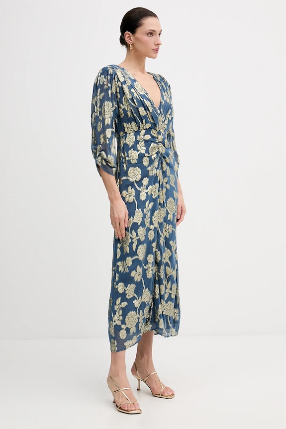 Hoss Intropia vestito 8222120 blu AW25
