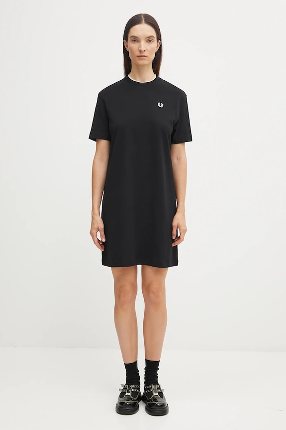 Fred Perry dress plain black D1173