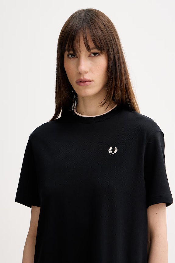 Fred Perry sukienka czarny D1173