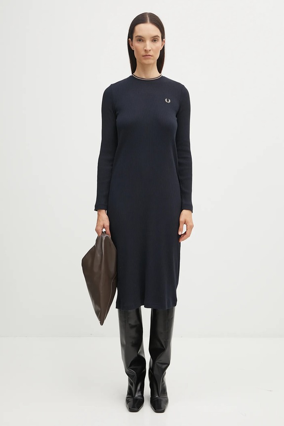 Fred Perry sukienka D1179 granatowy