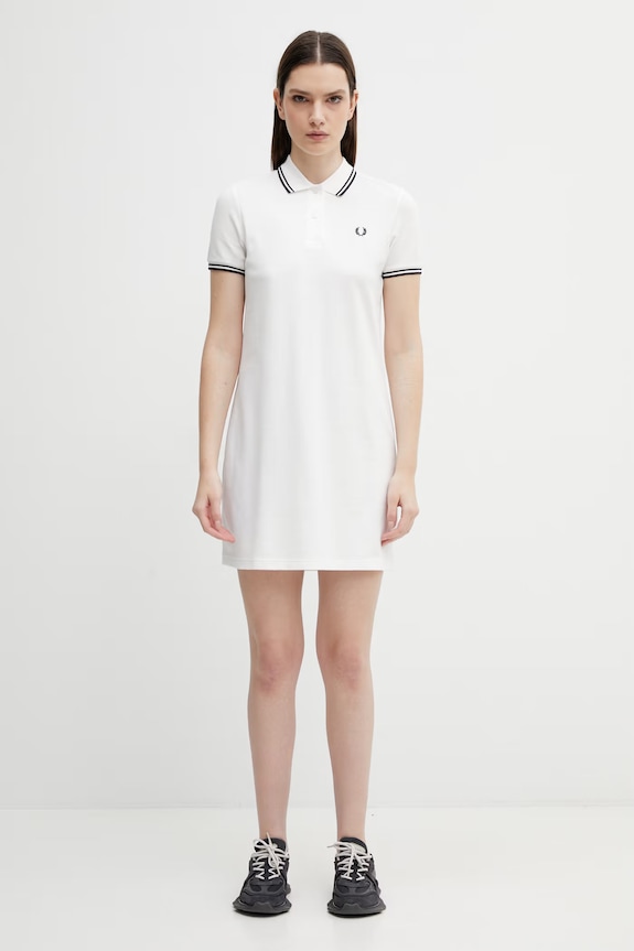 Fred Perry sukienka casual biały D3600