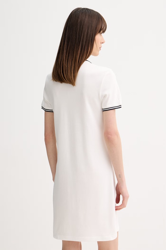 Odzież Fred Perry sukienka D3600 biały