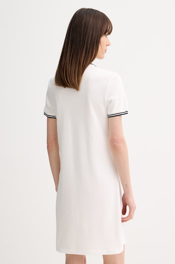 Odzież Fred Perry sukienka D3600 biały
