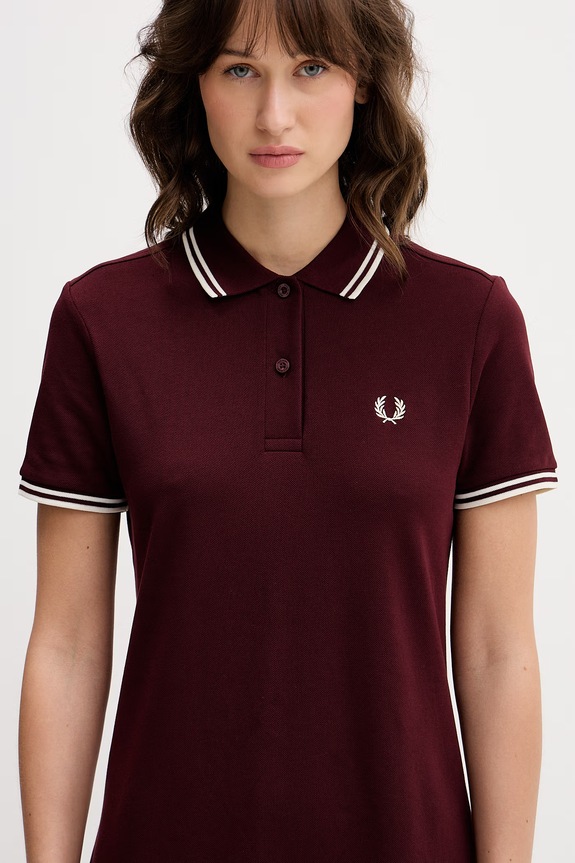 Fred Perry rochie burgundia D3600