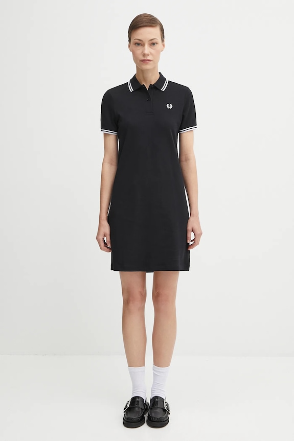 Fred Perry dress applique black D3600