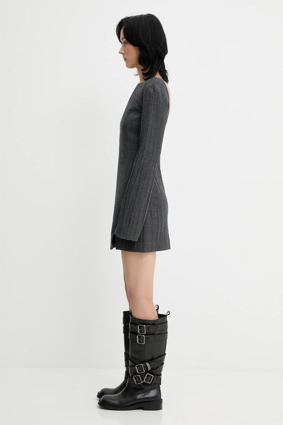 Our Legacy vestito con lana Firm W4257FS grigio AW25