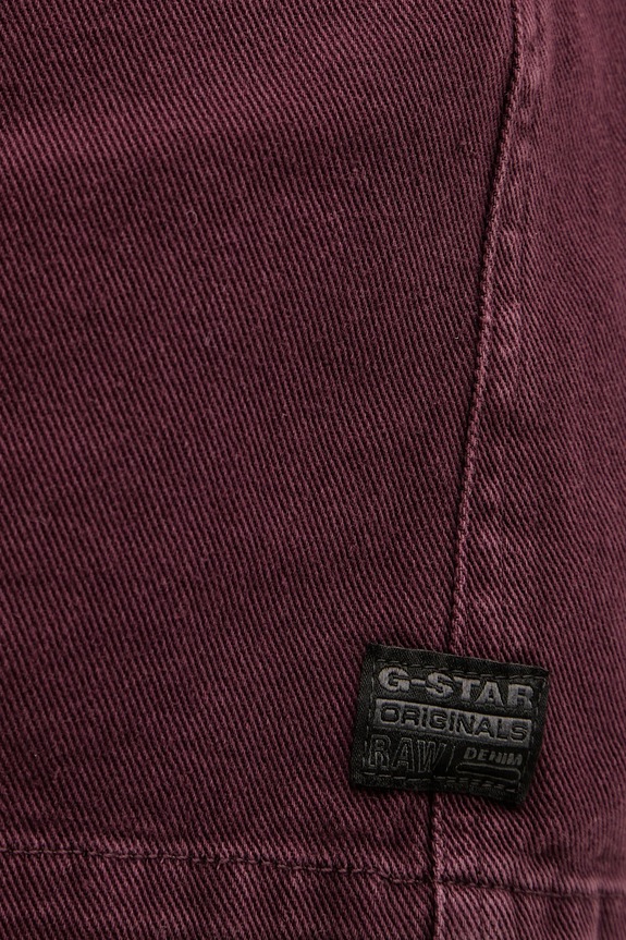 Rifľové šaty G-Star Moto mini D27009.E078 burgundské