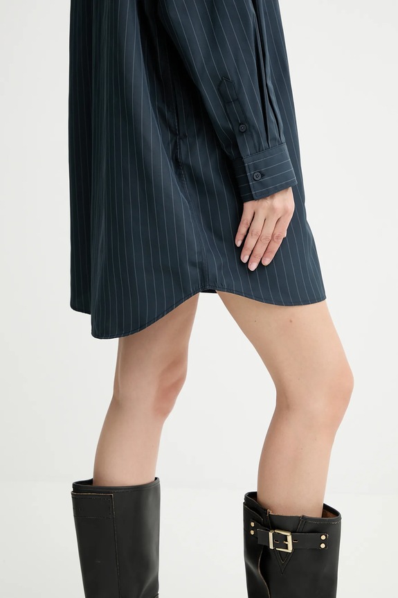 Šaty G-Star Oversized woven D26979.E084 tmavomodrá
