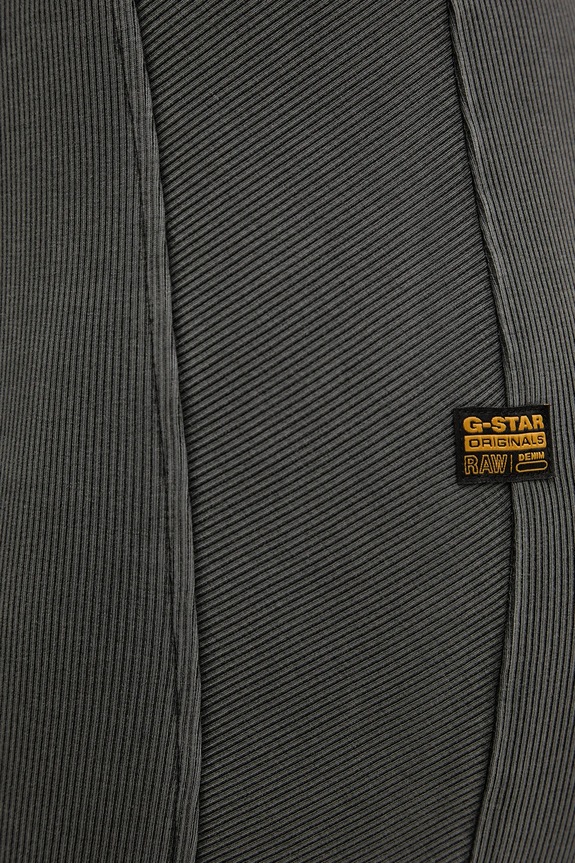 Šaty G-Star Washed slim rib D27164.E127 sivá