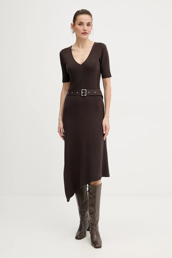 Сукня Karl Lagerfeld casual коричневий A4W13026