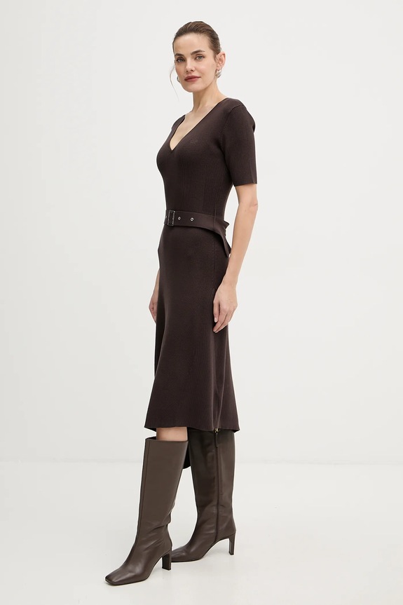 Сукня Karl Lagerfeld A4W13026 коричневий AW25