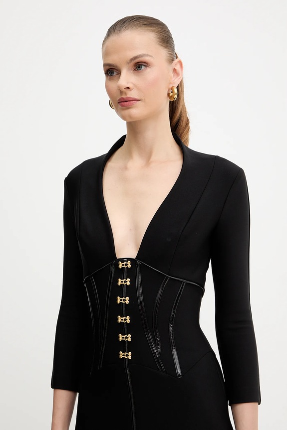 Šaty Elisabetta Franchi čierna AB79757E2