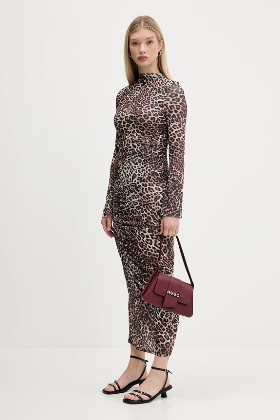 Šaty HUGO Nardonnay 50546239 hnedá AW25