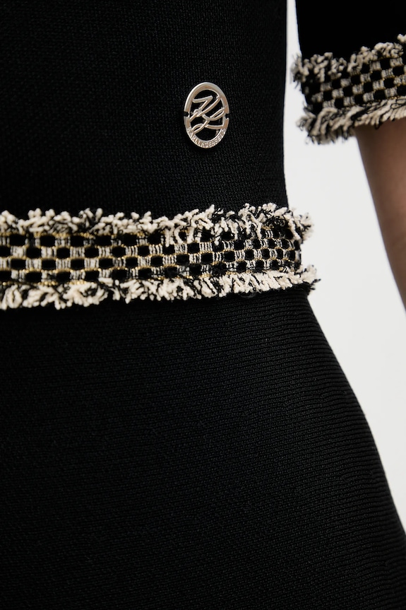 Karl Lagerfeld sukienka A4W13024 czarny